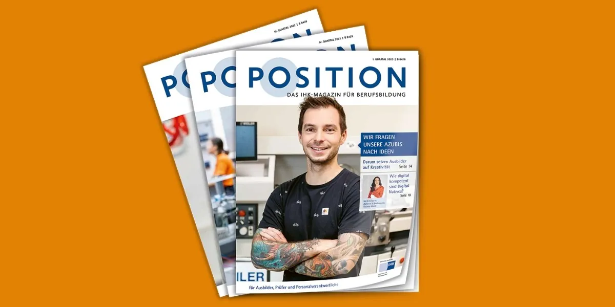 POSITION, das DIHK-Magazin für Berufsbildung